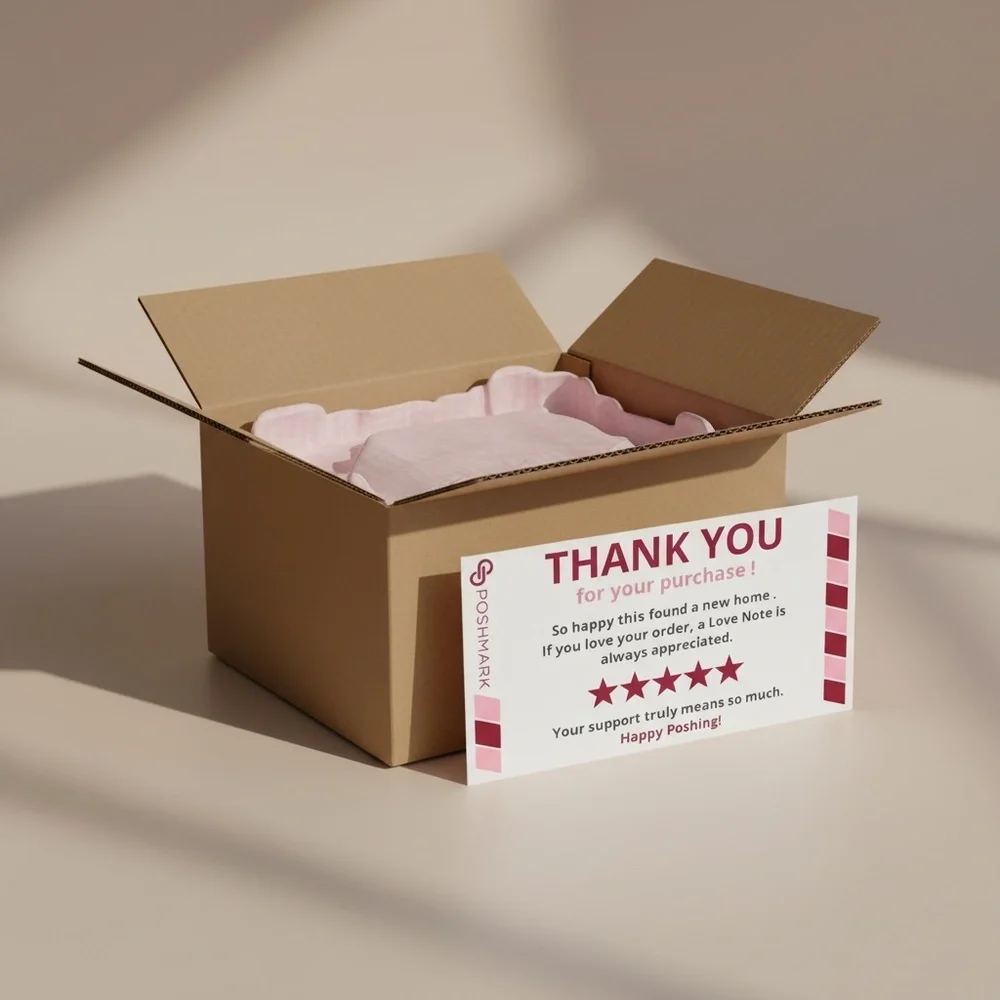Poshmark Thank You Cards - 50 - Perfect for small business- Thank You Card